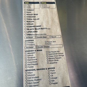 Which Wich - Order Form (which they put your sandwich in) - Sandwiches Near Me - Hillsboro, Oregon Which Wich - Order Form (which they put your sandwich in) - Sandwiches Near Me - Hillsboro, Oregon