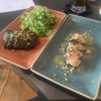 Herringbone Waikiki - Hamachi crudo and steak. - Seafood Near Me - Honolulu, Hawaii