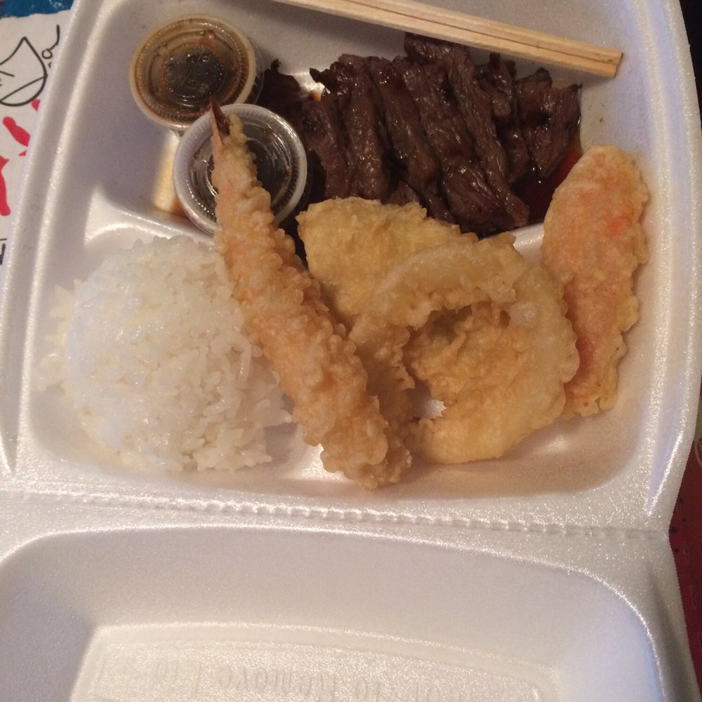 Himitsu Teriyaki - Beef Teriyaki bento box - comes with California rolls (see other pic) and salad - Japanese Near Me - Sammamish, Washington Himitsu Teriyaki - Beef Teriyaki bento box - comes with California rolls (see other pic) and salad - Japanese Near Me - Sammamish, Washington