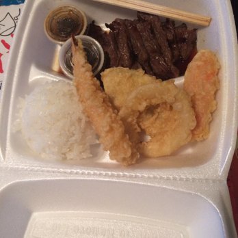 Himitsu Teriyaki - Beef Teriyaki bento box - comes with California rolls (see other pic) and salad - Japanese Near Me - Sammamish, Washington