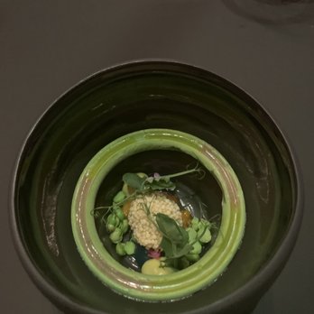 EVER - English peas, pistachio, gooseberry, star flower - New American Near Me - Chicago, Illinois EVER - English peas, pistachio, gooseberry, star flower - New American Near Me - Chicago, Illinois