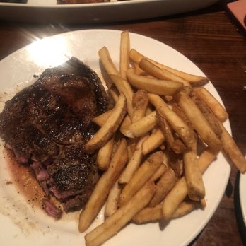 LongHorn Steakhouse - Ribeye medium rare, fries, and wings. - Steakhouses Near Me - Fort Smith, Arkansas