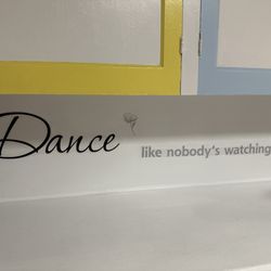 Collenette School of Dancing - Waiting room sign