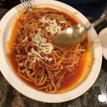 Fellini Cafe - They forgot to add Shrimp to Shrimp Pasta! - Italian Near Me - West Chester, Pennsylvania