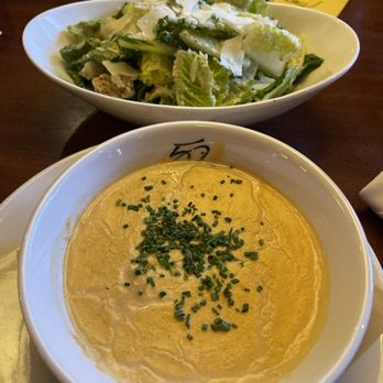 Seasons 52 - Lobster Bisque and Caesar Salad . - New American Near Me - Costa Mesa, California Seasons 52 - Lobster Bisque and Caesar Salad . - New American Near Me - Costa Mesa, California