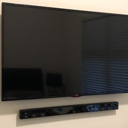 55" with sound bar