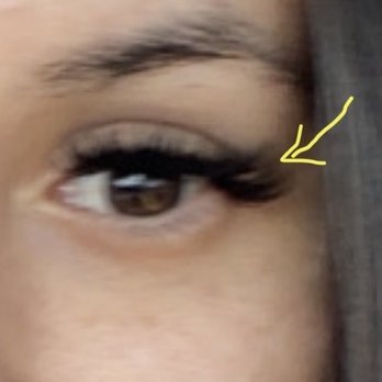 Wink by Wynter - The clusters are separated you can see the one going down is weighing my eye down - Eyelash Service Near Me - Huntington Beach, California Wink by Wynter - The clusters are separated you can see the one going down is weighing my eye down - Eyelash Service Near Me - Huntington Beach, California