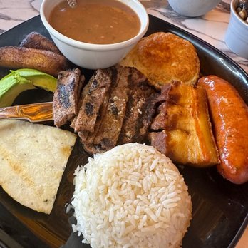 Garden House Latin Restaurant - Bandeja paisa - Colombian Near Me - Miami Beach, Florida Garden House Latin Restaurant - Bandeja paisa - Colombian Near Me - Miami Beach, Florida