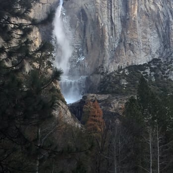 Yosemite Falls - Backyard view from hotel room azalea-4621 - Hiking Near Me - Yosemite, California Yosemite Falls - Backyard view from hotel room azalea-4621 - Hiking Near Me - Yosemite, California