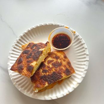 Any Day Now - Kimchi scallion pancake breakfast sandwich - Coffee & Tea Near Me - Washington, DC, District of Columbia Any Day Now - Kimchi scallion pancake breakfast sandwich - Coffee & Tea Near Me - Washington, DC, District of Columbia