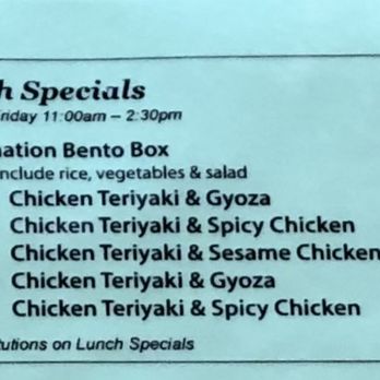 Bento Box - Lunch specials. 10.2021. - Japanese Near Me - Sacramento, California Bento Box - Lunch specials. 10.2021. - Japanese Near Me - Sacramento, California