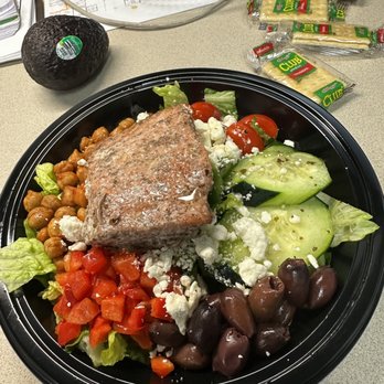 The Market Place - a plate of salad with meat and vegetables - Cafeteria Near Me - Houston, Texas The Market Place - a plate of salad with meat and vegetables - Cafeteria Near Me - Houston, Texas