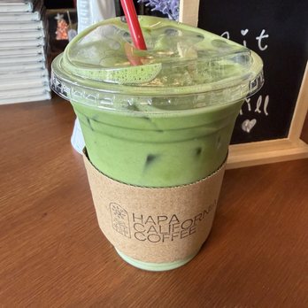 Hapa California Coffee - Matcha Bannana - Food Trucks Near Me - Clovis, California
