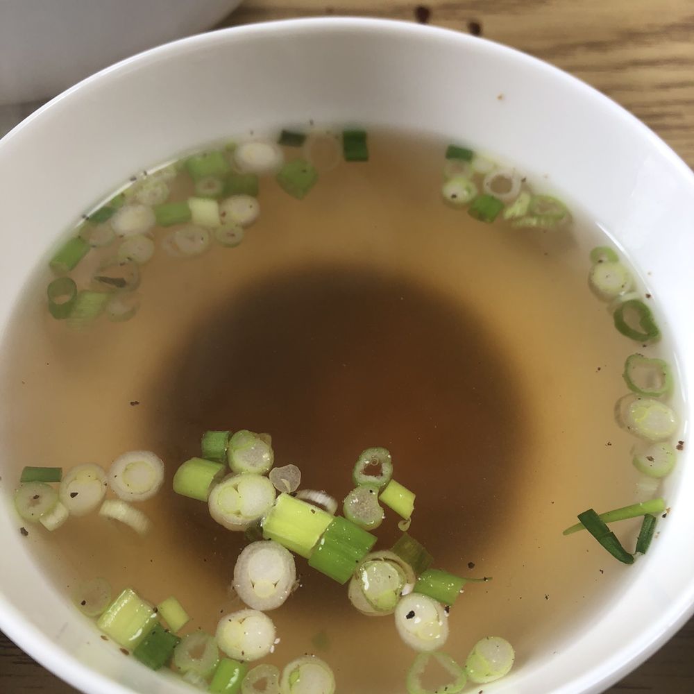Royal Taw Win Thai & Burmese Restaurant - Complimentary broth - Burmese Near Me - Denver, Colorado