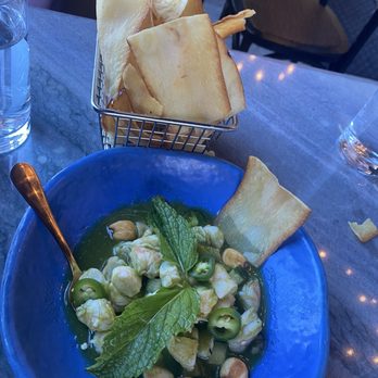 LITA - Agua chile  with side of yucca chips - Caribbean Near Me - Walnut Creek, California
