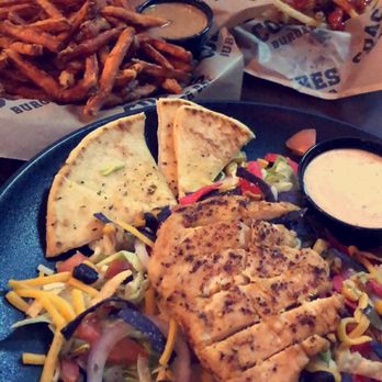 Coaches - a plate of food with a sandwich and fries - Burgers Near Me - Salem, Ohio