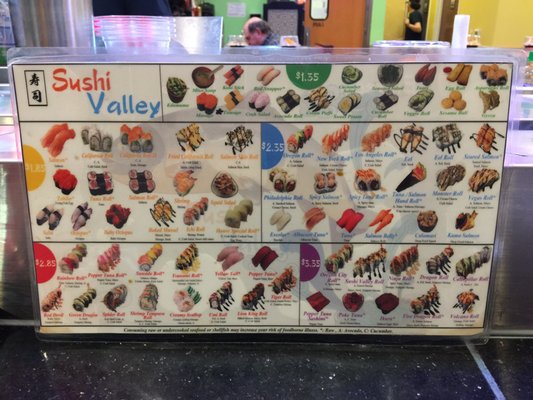 Menu photo 1 Sushi Valley Oregon City, OR
