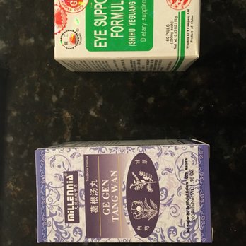 Grace Acupuncture & Herbs - The eye supplements I was to take. 10 pills 2x/day of each. - Acupuncture Near Me - Houston, Texas