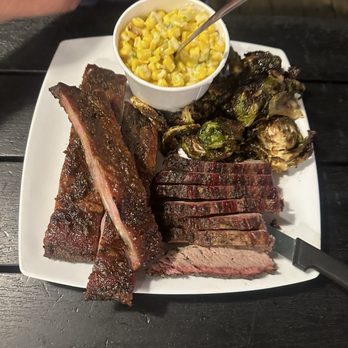 MacDaddy's Family Kitchen - Ribs, brisket, Jalopeno corn, and brussel sprouts - Southern Near Me - Port Aransas, Texas MacDaddy's Family Kitchen - Ribs, brisket, Jalopeno corn, and brussel sprouts - Southern Near Me - Port Aransas, Texas
