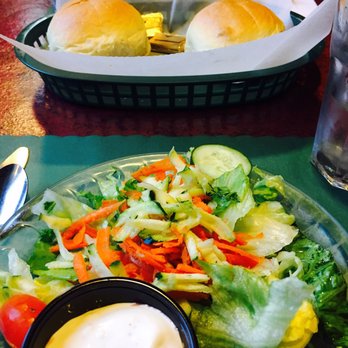 Sweet Basilico - Salad and warm buns - Italian Near Me - Estes Park, Colorado