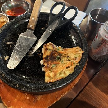 Jin Cook - 해물파전 / Seafood Pancake - Korean Near Me - Buena Park, California Jin Cook - 해물파전 / Seafood Pancake - Korean Near Me - Buena Park, California
