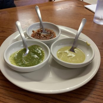 La Poblanita - Yummy salsa (avocado sauce is the best) - Mexican Near Me - Eau Claire, Wisconsin