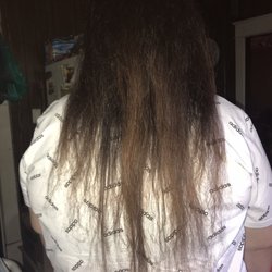 SmartStyle - Her hair after the cut.