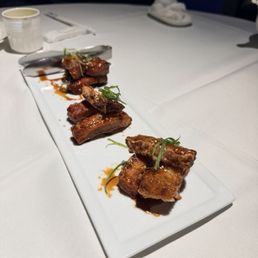 Cold dish- fried fish marinated in sweet and savory soy sauce