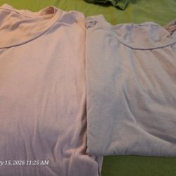 Laundry Party - 2 formerly identical shirts. The one on the right was washed by Laundry party and ruined. They had washed both shirts many times before.
