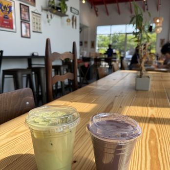 Project Seed Coffee - Buko Pandan & Ube Latte - Coffee & Tea Near Me - Virginia Beach, Virginia