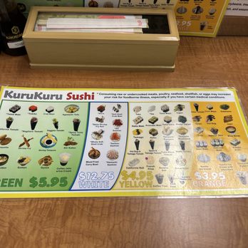 KuruKuru Sushi - Menu Sunday February 15, 2026 - Sushi Bars Near Me - Honolulu, Hawaii