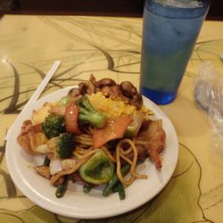 Empire China Buffet - First plate at the buffet