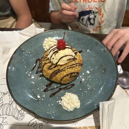 Fried ice cream. Fried ice cream.