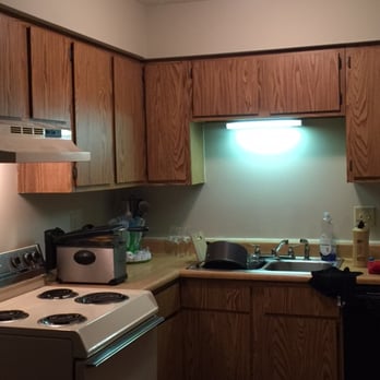 Panzera Realty - Old appliances, old cabinetry, new light fixture - Property Management Near Me - Columbus, Ohio