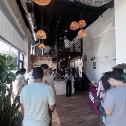 Inside waiting for our order. Inside waiting for our order.