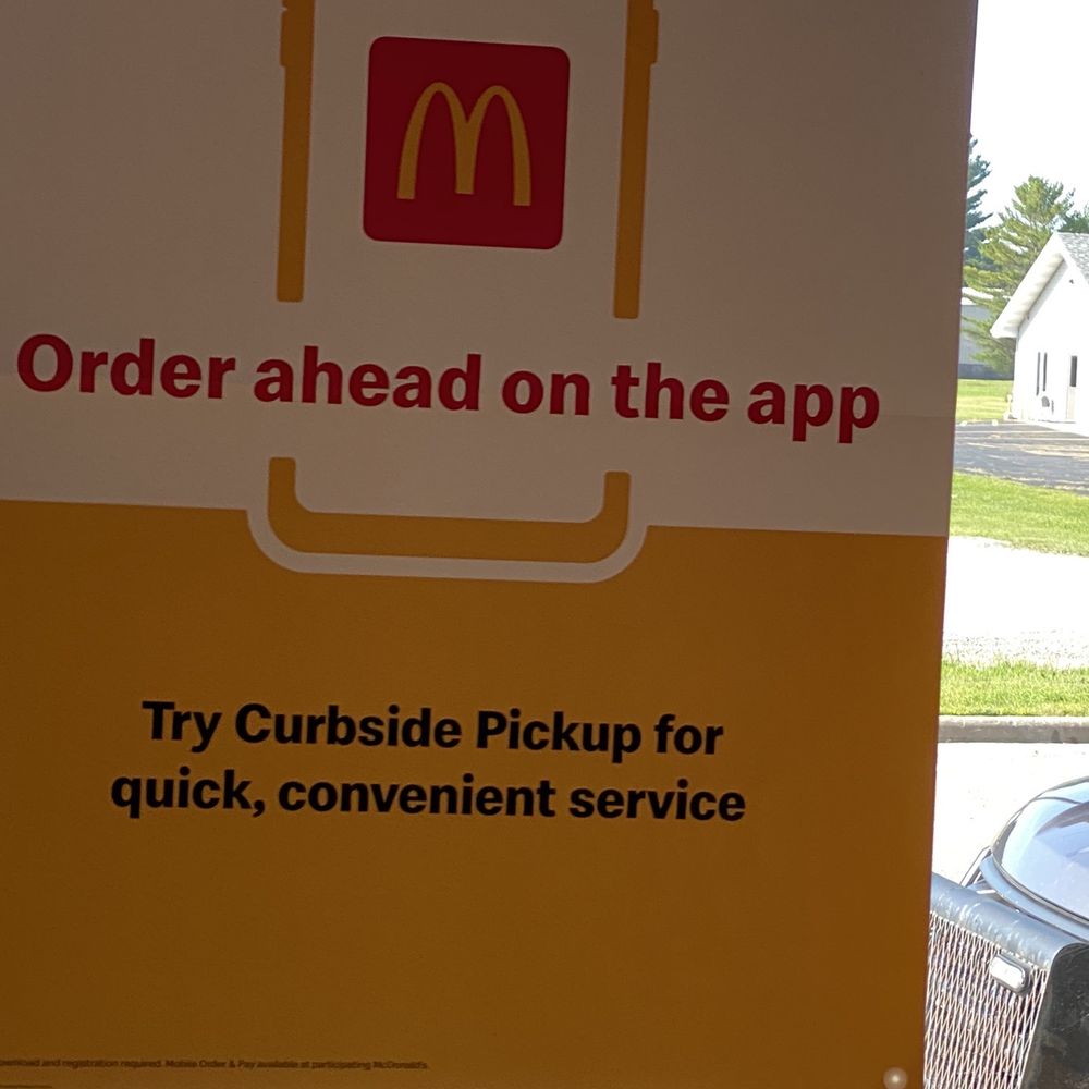 McDonald's - Get it. Then u don't have to worry about someone throwing money aroubd - Burgers Near Me - Crivitz, Wisconsin McDonald's - Get it. Then u don't have to worry about someone throwing money aroubd - Burgers Near Me - Crivitz, Wisconsin