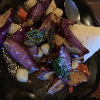 Tree Top Thai Cuisine - Scallop eggplant was amazing - Thai Near Me - Waltham, Massachusetts