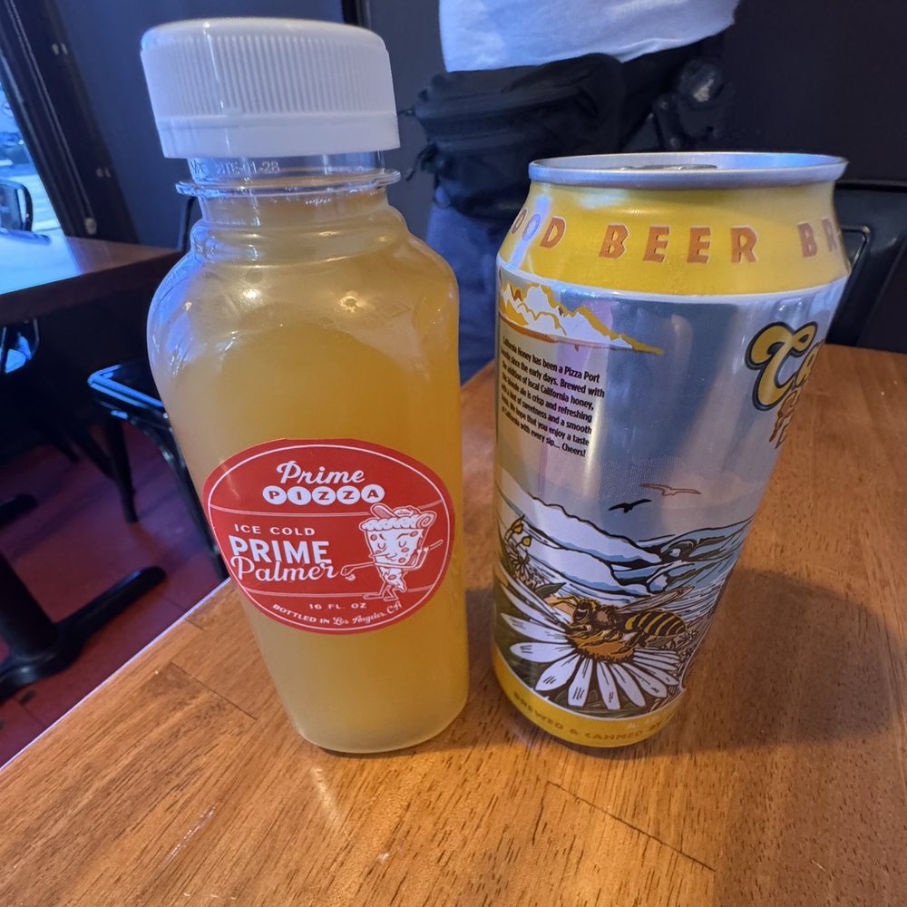 Prime Pizza - Arnold Palmer and beer. - Pizza Near Me - Burbank, California Prime Pizza - Arnold Palmer and beer. - Pizza Near Me - Burbank, California