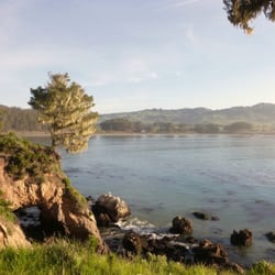 San Simeon Bay - Beautiful San Simeon Bay as seen from San Simeon Point.