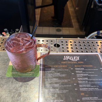 J Riley Distillery - Raspberry vodka mule - Distilleries Near Me - Redlands, California J Riley Distillery - Raspberry vodka mule - Distilleries Near Me - Redlands, California
