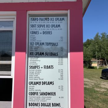 Caddy's Ice Cream Shack - Menu - Ice Cream & Frozen Yogurt Near Me - Cumberland, Maine