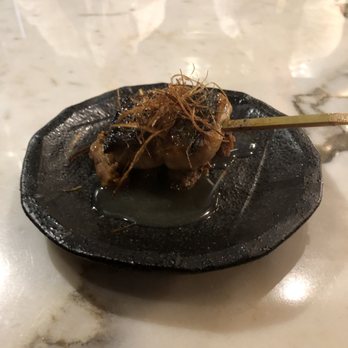 Kochi - SAENGSEON-GUI (Binchotan grilled mackerel, eggplant, makguli yuja) - Korean Near Me - New York, New York