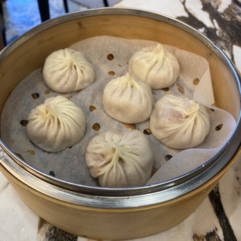 Supreme Dumplings - Sweet Taro Xiao Long Bao (6) - Shanghainese Near Me - Bellevue, Washington Supreme Dumplings - Sweet Taro Xiao Long Bao (6) - Shanghainese Near Me - Bellevue, Washington