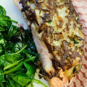 Brooklyn Bistro - a plate of food with spinach - Italian Near Me - Toms River, New Jersey