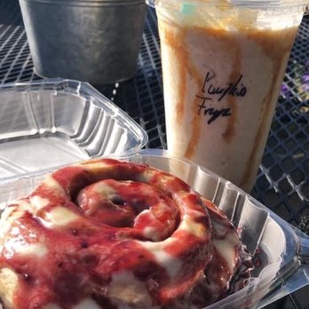Moose Buns - Pumpkin Frappe' & Raspberry Moose Bun! - Coffee & Tea Near Me - Garden City, Utah Moose Buns - Pumpkin Frappe' & Raspberry Moose Bun! - Coffee & Tea Near Me - Garden City, Utah