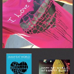 I joked with friends that I would have this made for the concert in Dec, but then I followed through. I came with these pics from online..