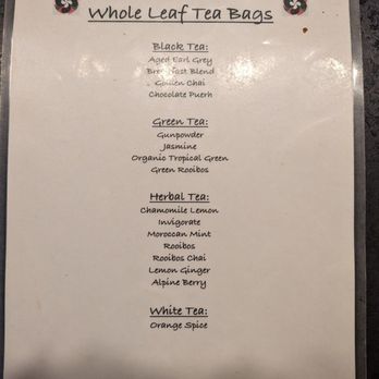 The Fix Coffee Shop - Menu PT3 - Coffee & Tea Near Me - Buffalo, Wyoming