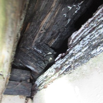 Tomak Consulting - Evidence of a Past Fire Event Within the Attic Space - Home Inspectors Near Me Tomak Consulting - Evidence of a Past Fire Event Within the Attic Space - Home Inspectors Near Me