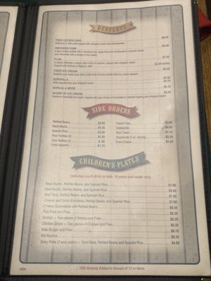 Menu photo 5 La Casa Fiesta Restaurant Monument, CO