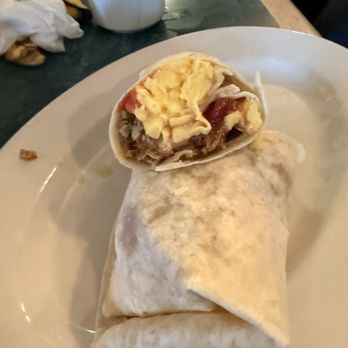 Katie's Kitchen - Wrap with tomato salsa - Ice Cream & Frozen Yogurt Near Me - Strasburg, Pennsylvania